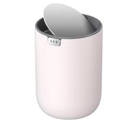 EKO Fandy Poubelle de Bureau 2,2 L avec Couvercle Basculant Rose