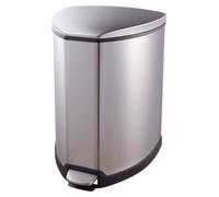 EKO - Grace Poubelle à pédale 25 litres - Acier inoxydable Plastique - Acier inoxydable mat