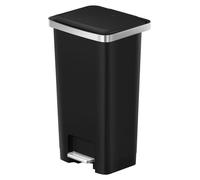 EKO - Hana 2, poubelle à pédale 45 litres - Plastique - Noir