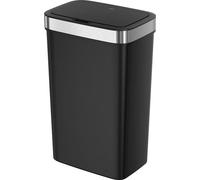 EKO - Hana Deluxe Sensor Poubelle50 litres - Premium resin RVS - Noir