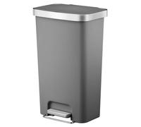 EKO - Hana poubelle à pédale 45 litres - Plastique - Gris