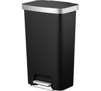 EKO - Hana poubelle à pédale 45 litres - Plastique - Noir