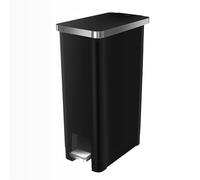 EKO Hana Poubelle de Cuisine 30 L à Pédale Noir