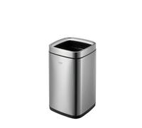 EKO - Laguna Poubelle Open Top 12 litres - Stainless steel Plastic - Matt Inox