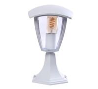 Eko-Light Lampadaire de jardin décoratif Lampadaire Lampadaire Lampadaire Lanterne pour extérieur Patio Lampadaire d'extérieur classique Fox Blanc 1 x E27
