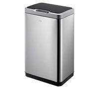 EKO - Mirage Sensor Poubelle 30 litres - Stainless steel Plastic - Inox mat, noir