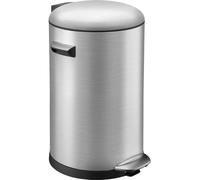 EKO - Poubelle à pédale Belle Deluxe 20 litres - Acier inoxydable et plastique - Acier inoxydable mat