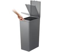 EKO Morandi Poubelle de Cuisine 40 L avec Couvercle Tactile Gris Foncé
