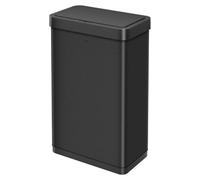 EKO - Poubelle Mirage X Sensor 80 litres - Acier inoxydable - Noir mat