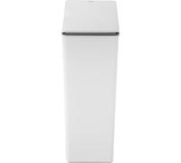EKO Poubelle plastique blanc Touch 40 litres design moderne