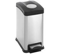 EKO Rejoice Poubelle à Pédale Métal Inox 21,8 x 38,2 x 43 cm 12 litres