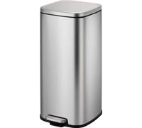 EKO - Stella Poubelle à pédale 30 litres - Acier inoxydable - Acier inoxydable mat