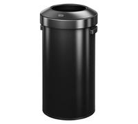 EKO - Urban Poubelle 90 litres - Stainless Steel - Noir