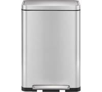 EKO - X-Cube Poubelle à pédale 45 litres - Stainless steel Polypropylene - Matt Edelstahl