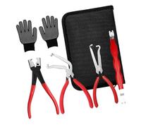 Ekoama Lot de 5 pinces de déconnexion électriques professionnelles avec gants de protection pour connecteurs sécurisés