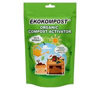 EKOKOMPOST - Activateur de compost à formule concentrée pour un recyclage efficace des déchets organiques - Adapté aux basses températures - Accélérateur de Compost 400g