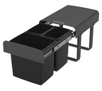 Ekotech EKKO.33 poubelle encastrable 90054162EKJ 2x7 + 15 L gris