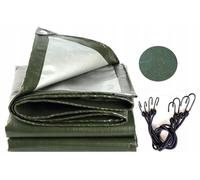 Ekspand | Tarpaulin 10x12m 130g - vert argenté - résistant - imperméable - protection UV