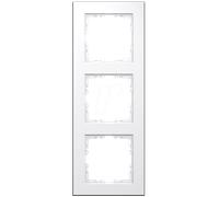 EL 07 402729008 - Cadre de recouvrement triple HK07 blanc pur