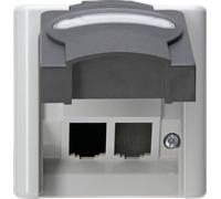 Kopp BE CAT-Vidange gris 109956000, Bouton + interrupteur, Gris