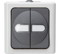 Interrupteur pour gamme Kopp 560556003 BlueElectric gris