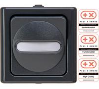 EL BE 560715000 - BLEU ÉLECTRIQUE - interrupteur croisé, anthracite