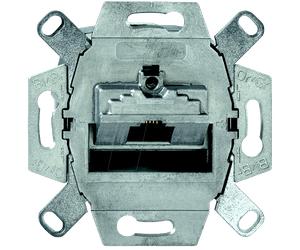 EL BJ CAT6-1 - Boîtier de raccordement UAE, RJ45, Cat. 6a iso, simple