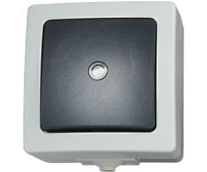 EL FRB KS - Commutateur pour pièces humides AP, interrupteur permutateur