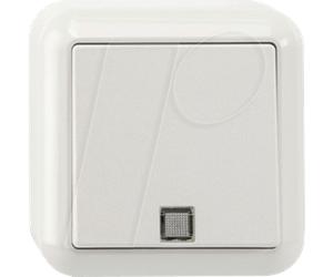 EL ME 31068719 - Interrupteur d'arrêt / à bascule : 1 pôle, blanc polaire, APPARE