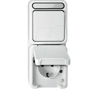 EL ME 34948019 - Prise femelle avec capot de protection combinée à un interrupteu