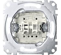 Merten Interrupteur pour volet roulant encastré MEG3715-0000 1 pôle 10A 250V CA bornes enfichables