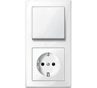 EL ME SDS SET - Kit interrupteur - prises électriques M-Smart, brillant