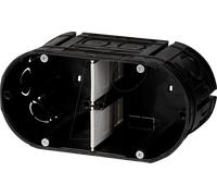 EL UP GD2 - Boîtier encastrable pour appareils, double, diamètre : 60 mm, T