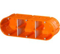 EL UP GD3 - Boîtier encastrable pour appareils, triple, diamètre 60 mm, T 63