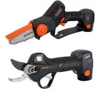 ELAGUEUSE BAHCO BCL104 + SECATEUR BCL226 inclus 4 batteries 12.6v 2.5Ah