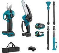 Élagueuse électrique, moteur brushless, tige télescopique, tronçonneuse 6 pouces, 25MM 6pouces Set-3