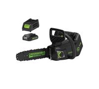 Elagueuse GREENWORKS Brushless 40V - 25 cm - 1 batterie 2.0 Ah - 1 chargeur - GD40TCSK2
