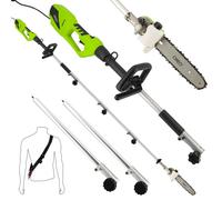 Elagueuse sur perche électrique 900W - 2 rallonges de 50cm - Embout élagueuse -