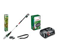 Elagueuse sur perche sans fil Bosch - UniversalChainPole 18 (Livré avec 1 batterie 18V-2,5Ah, Système 18V, coupe: 15cm) & Bosch Batterie PBA 18V 2.5Ah W-B