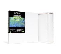 Elan Toile Peinture 60x60 cm, Lot de 4 Toiles à Peindre 280 GSM | Toile à Peindre Grand Format à Triple Apprêt, Sans Acide, en 100 % Coton, Idéale pour la Peinture Acrylique et Gouache