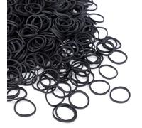 elastique caoutchouc1000 Pièces 20mm bracelet caoutchouc Noir Élastiques
