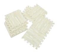 ELAYARD 10 pièces Tapis Mousse Puzzle Effet Bois pour Garçon Fille Matelas de Sol Coloré Anti-chute pour Jeux et Ramper Tapis de Protection Doux et Épais pour Chambre et Salon
