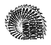 ELAYARD 24 feuilles Autocollants Lettres et Chiffres Vinyle Étanches Stickers Adhésifs pour Étiquettes Décoration et Organisation Polyvalente