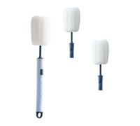 ELAYARD Brosse à Bouteille Bleue Tête Détachable en Éponge Pp, Brosse de Nettoyage Puissante pour Bouteille D'eau, Ensemble pour Nettoyage Quotidien