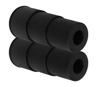 ELAYARD Ensemble de 2 Pièces Housses en Plastique Noir pour Cylindre à Gaz de Chaise de Bureau, Protection Facile à Installer, Utilisation Polyvalente Bureau la Maison