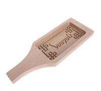 ELAYARD Moule à biscuits au beurre bois khaki pratique et joli pour pâtisserie et biscuits en relief usage quotidien