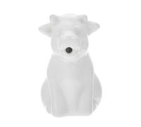 ELAYARD Pot en Céramique Blanc en Forme D'animal, Multi-fonctionnel et Facile à Utiliser, pour Mousse de Lait et Café la Maison