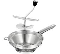 ELAYARD Presse-Purée Manuel En Acier Inoxydable Moulin Purée Rotatif Pour Pommes De Terre Patates Douces Et Courge Poignée Facile À Tourner Sans Électricité Pour Cuisine Maison