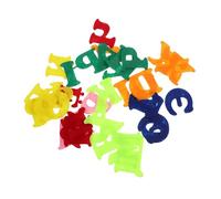ELAYARD Stickers Alphabet Russe Feutre Autocollants Colorés pour Garçon Fille Matériel Doux et Sûr Aide Éducative pour Apprentissage Décoration Murale Créative Garçon Fille