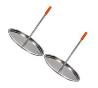 ELAYARD Support à Dinde Vertical en Acier Inoxydable 2 Pièces Plateau Égouttoir, Accessoire Cuisine Pratique et Résistant pour Barbecue Extérieur et Rôtisserie